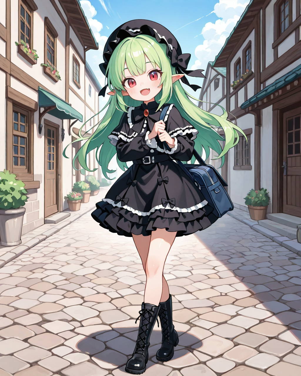 エルフの国の学生服