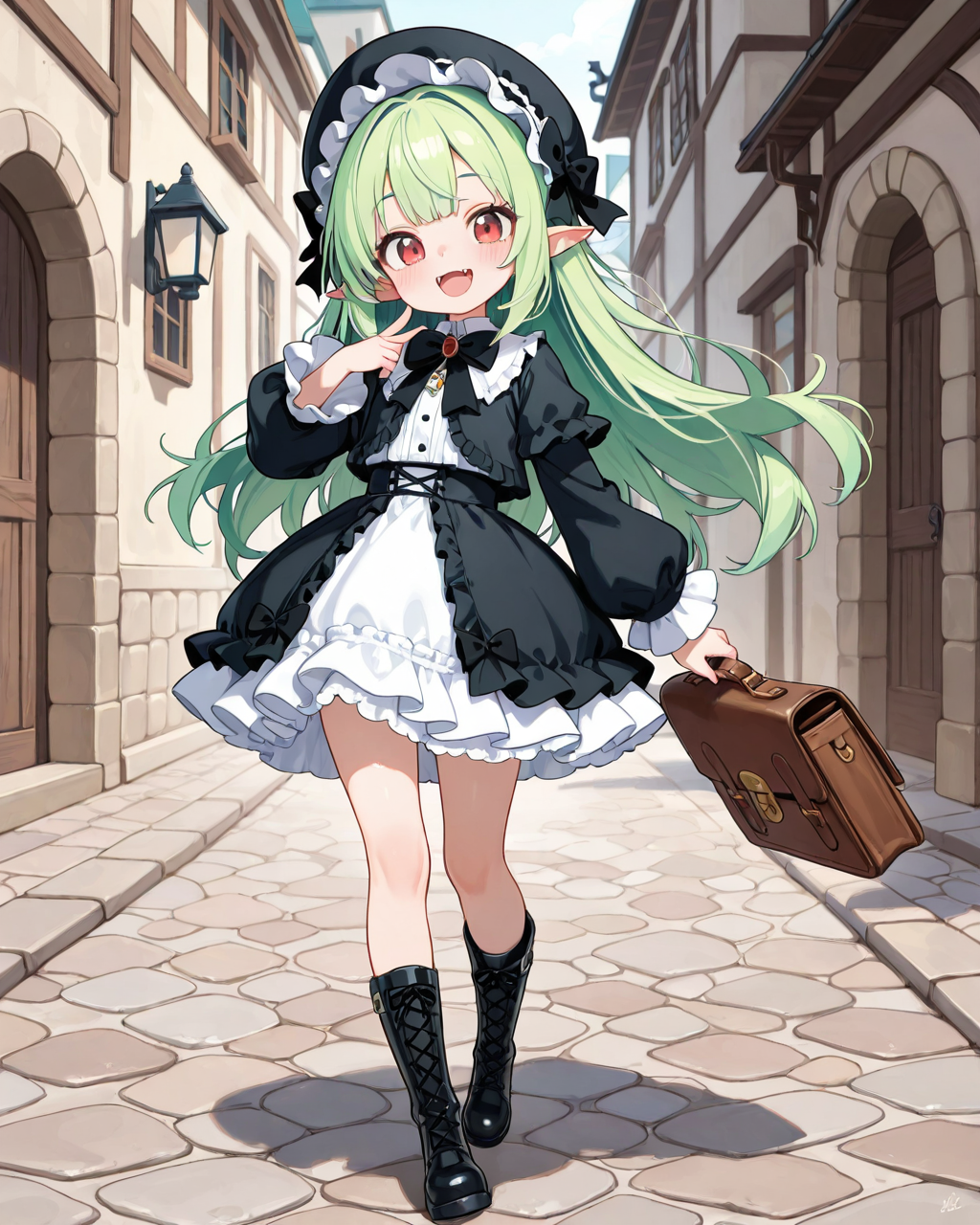 エルフの国の学生服