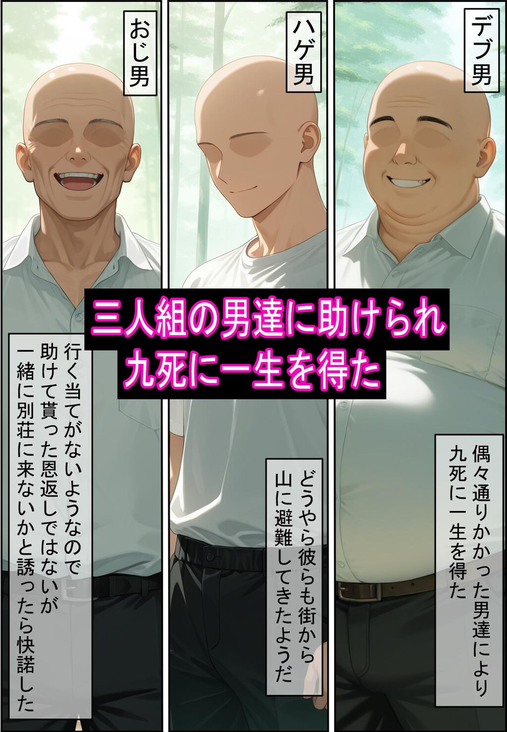 世界が終わって幼馴染と山奥に逃げたけど僕だけセックス出来ない