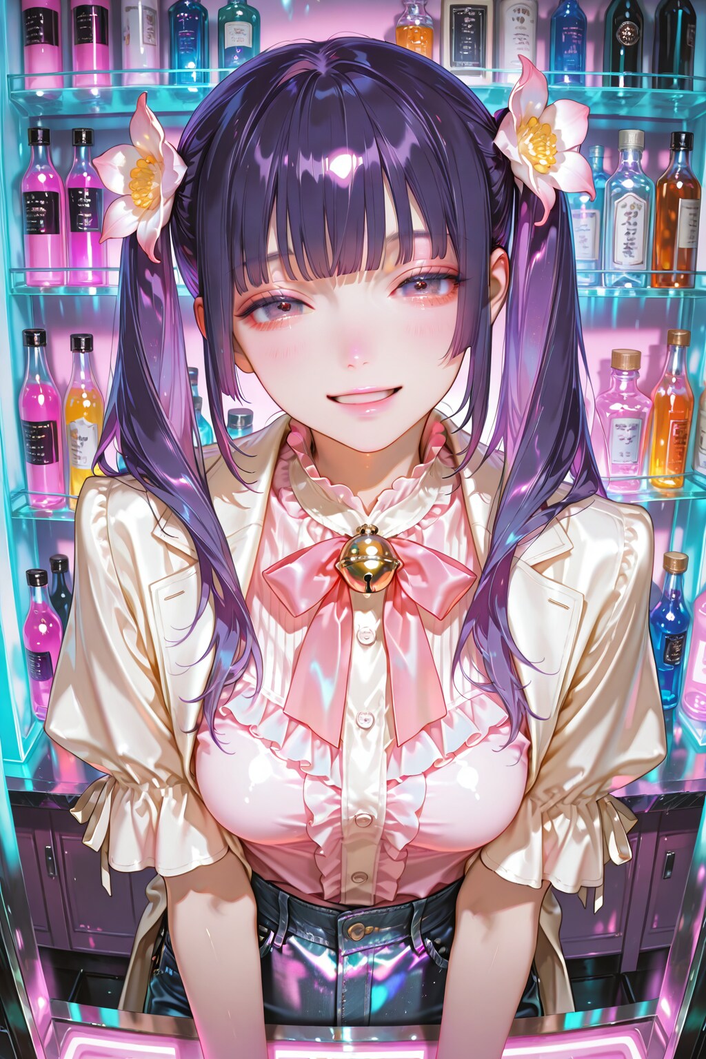 いらっしゃませ❤️お姉ちゃんと一緒に手伝わせて貰ってる妹の絵梨奈です❤️今日は臨時ですのでよろしくお願いします❤️