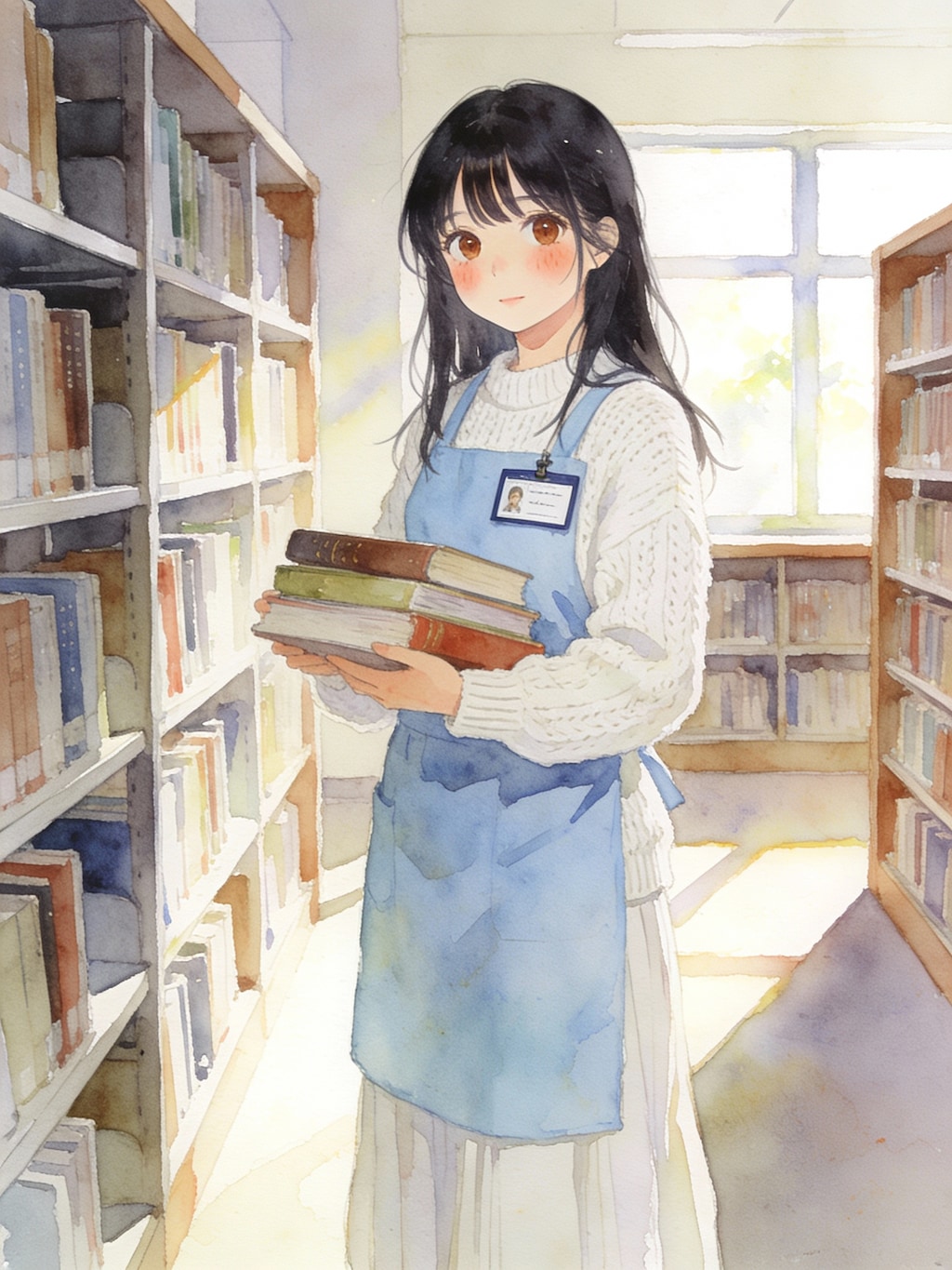 本屋の女性 23歳