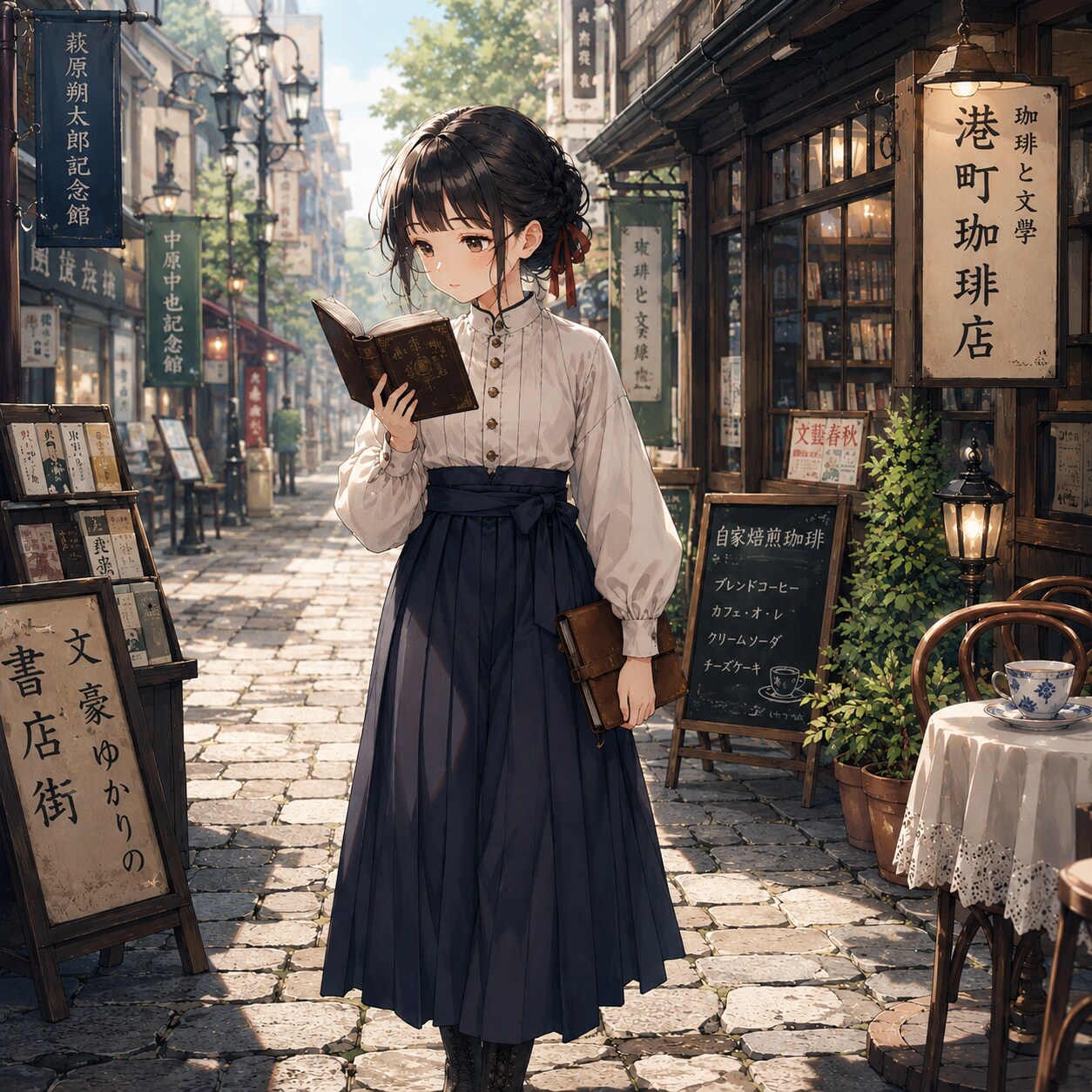 古本屋街の少女