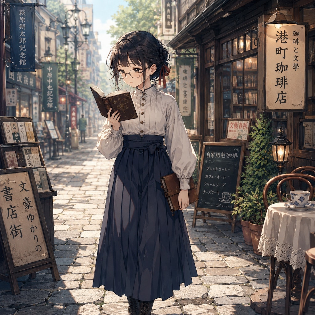 古本屋街の少女