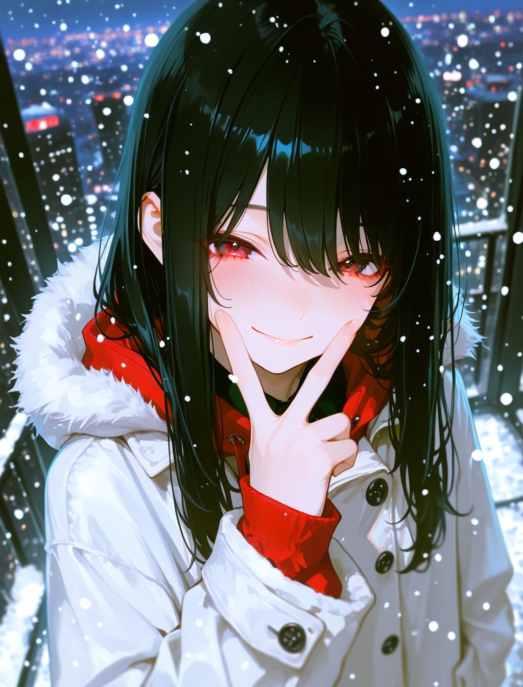 寒いね🥶 | の人気AIイラスト・グラビア