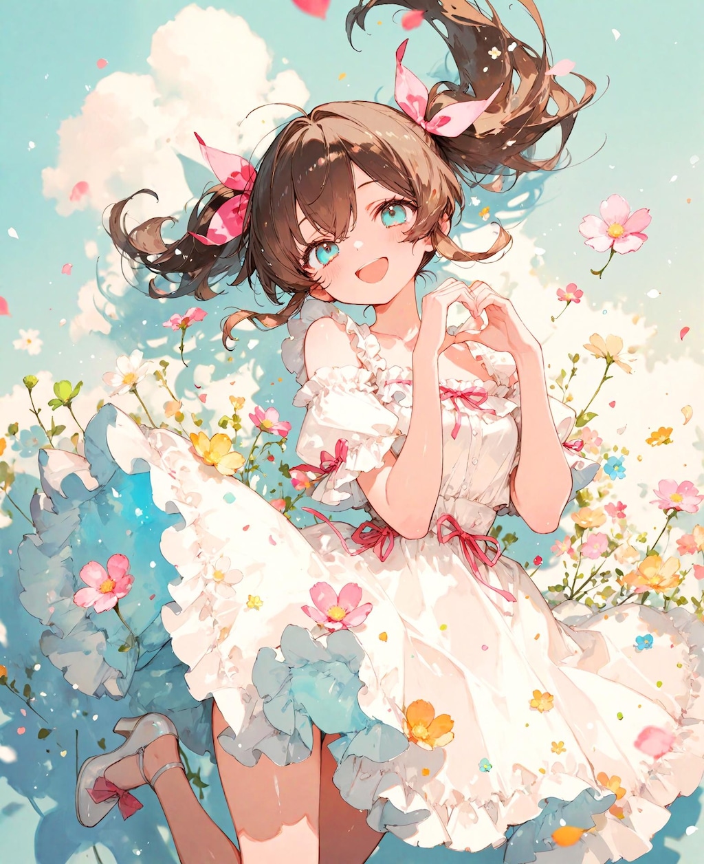 ツインテドレス少女