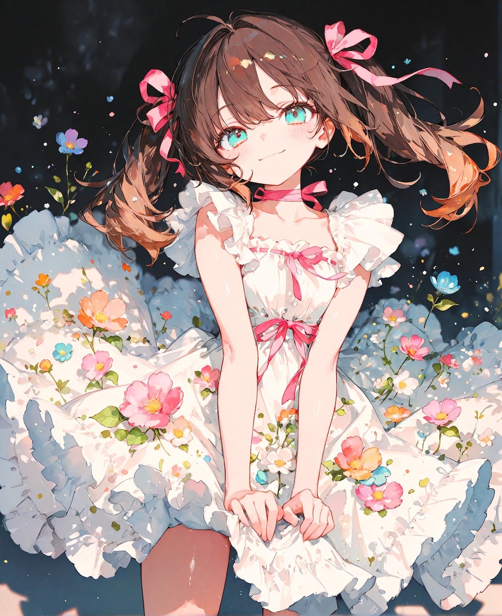 ツインテドレス少女