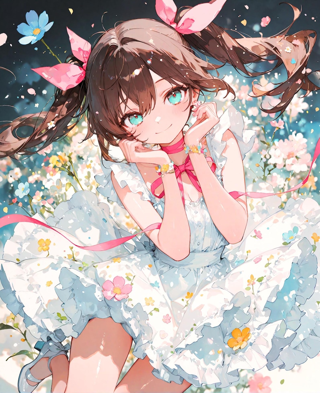 ツインテドレス少女