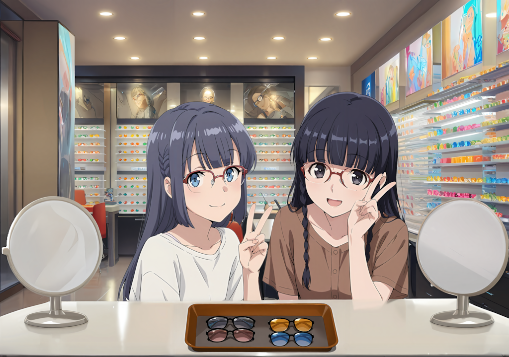 週末デートで、メガネっ娘デビューしました！✨