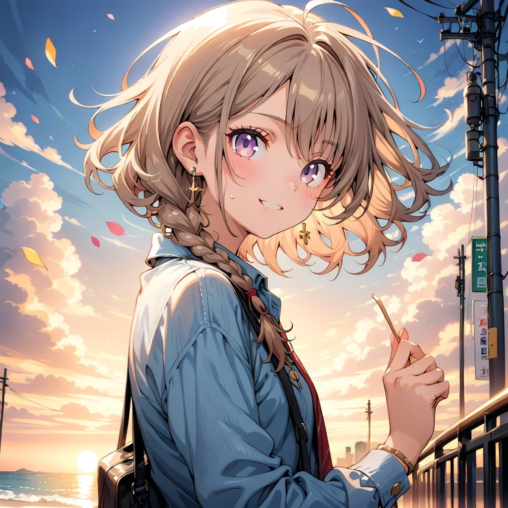 #LARIMAR こんばんは、明日も良い１日で。 | の人気AIイラスト・グラビア