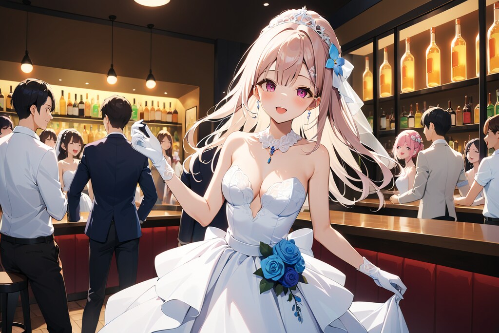 バーで二次会！