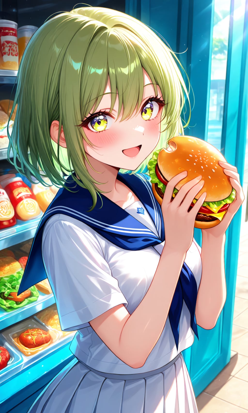 MESSちゃんとハンバーガーデート【〇スバデート!?】