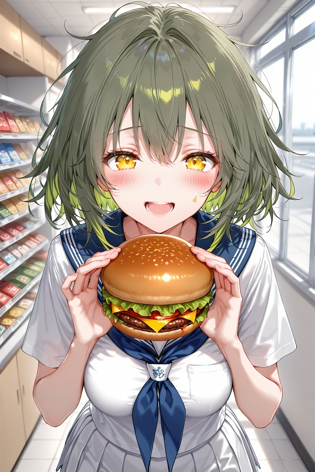 MESSちゃんとハンバーガーデート【〇スバデート!?】