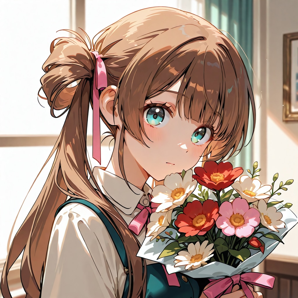CAPEお試し。はるかちゃん。花束ちゃんをBONSAIで生成してみた。