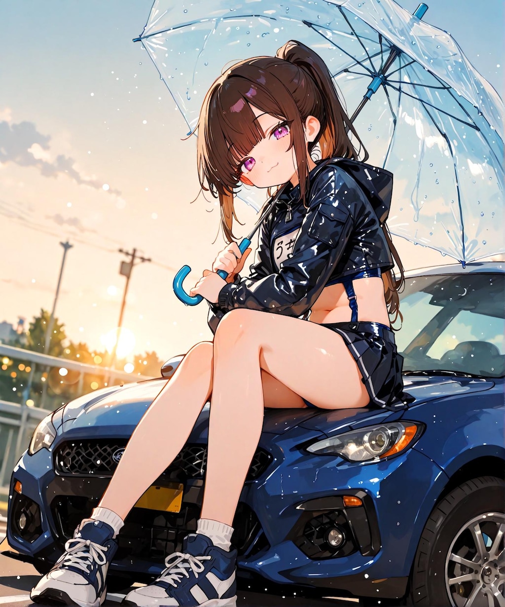 レースクイーン研究会の少女