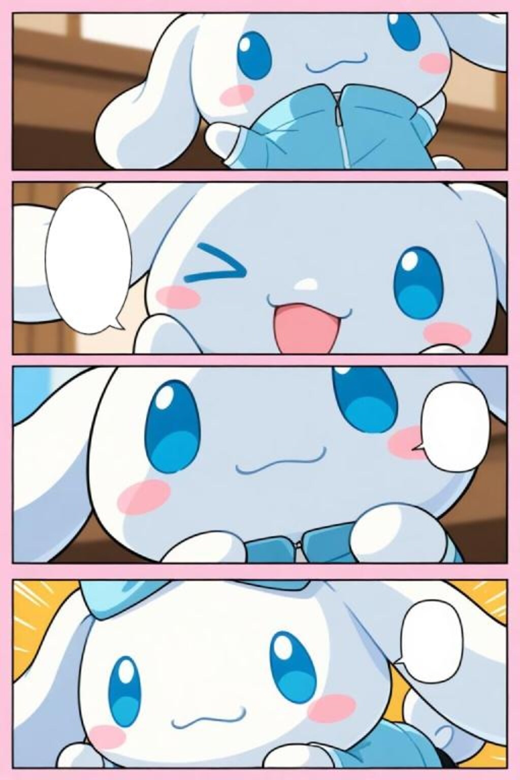 シナモロール漫画風2