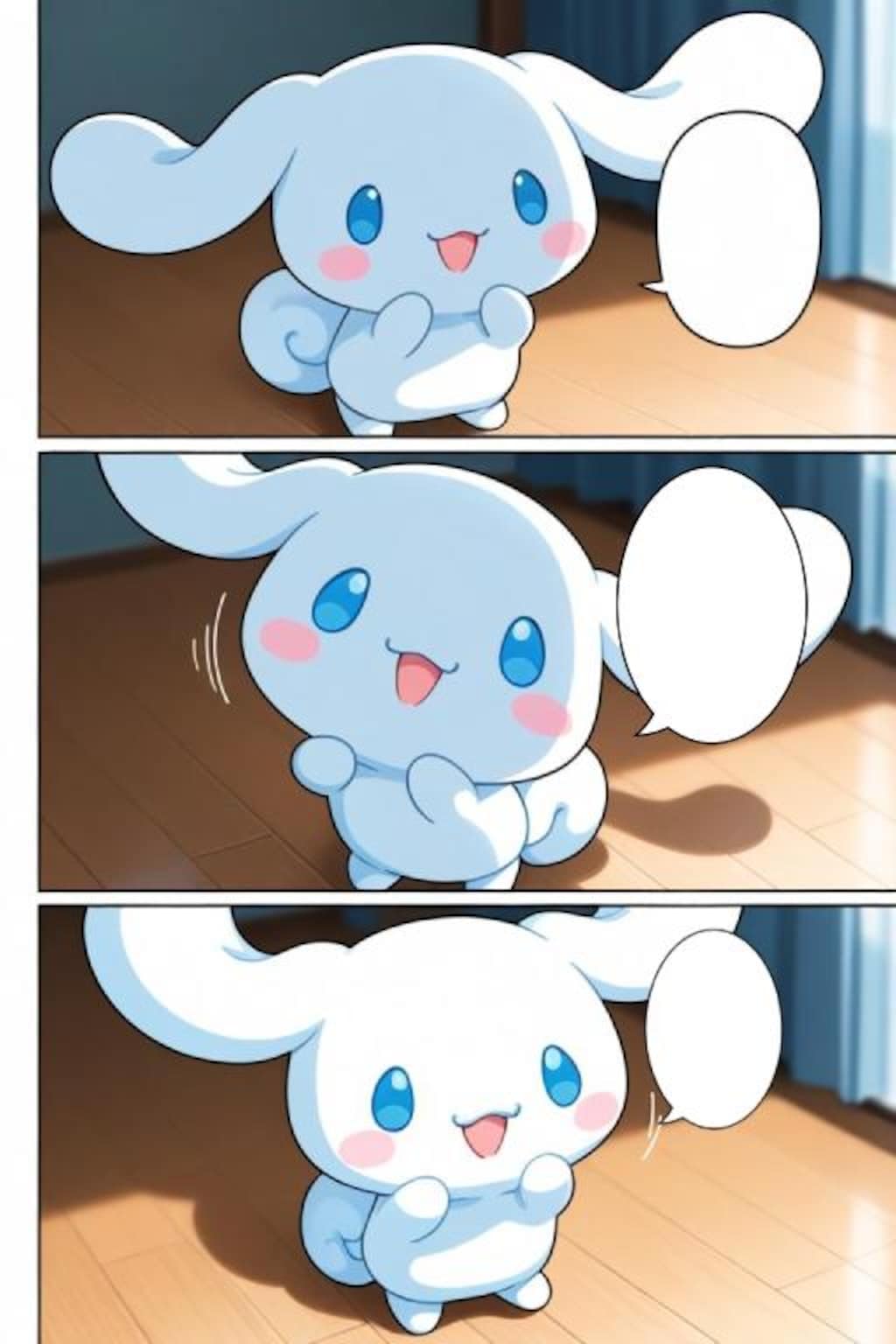 シナモロール漫画風2