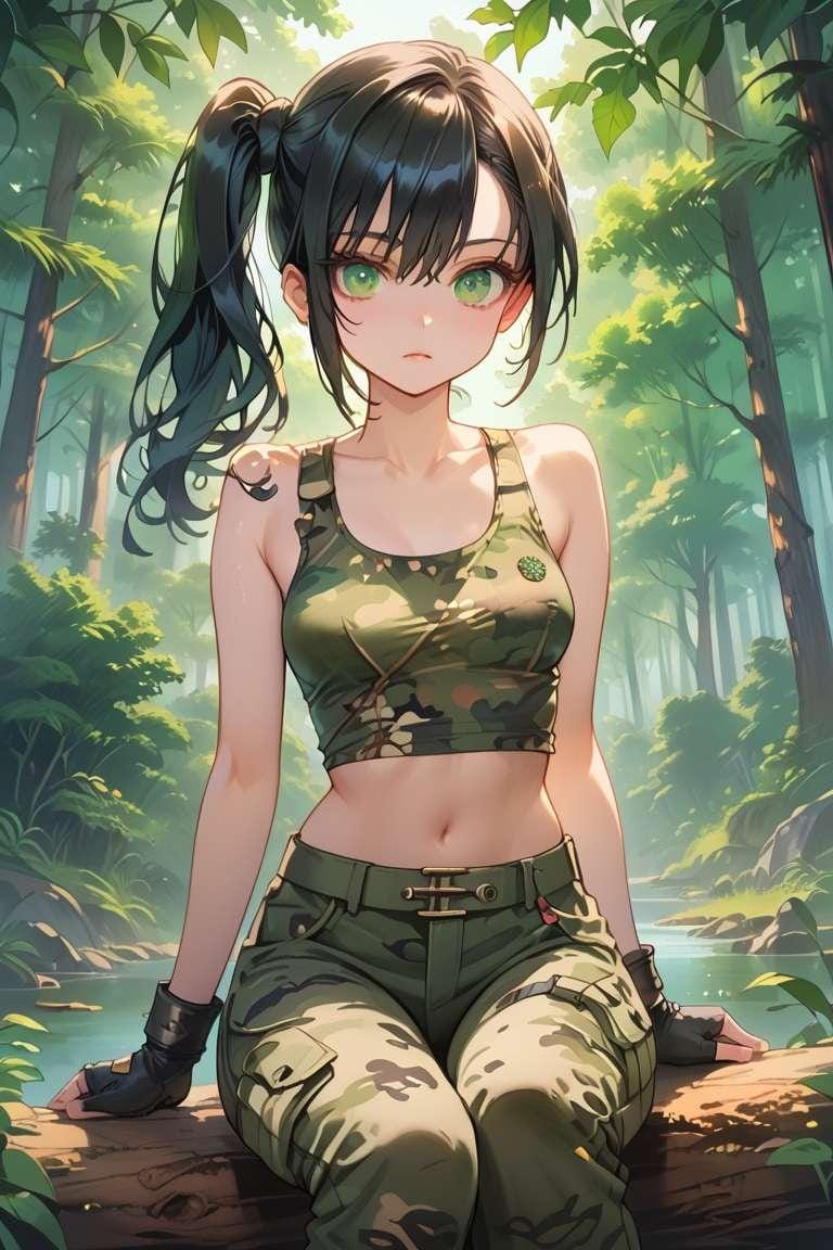 迷彩タンクトップ