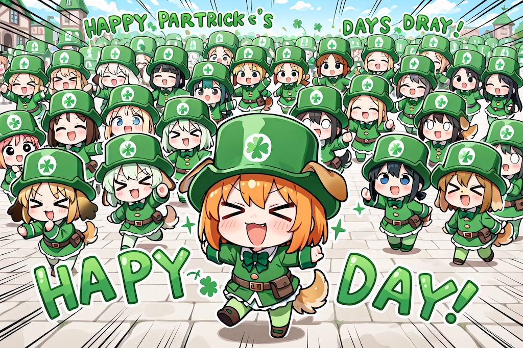 ３月１７日は聖パトリックの祝日