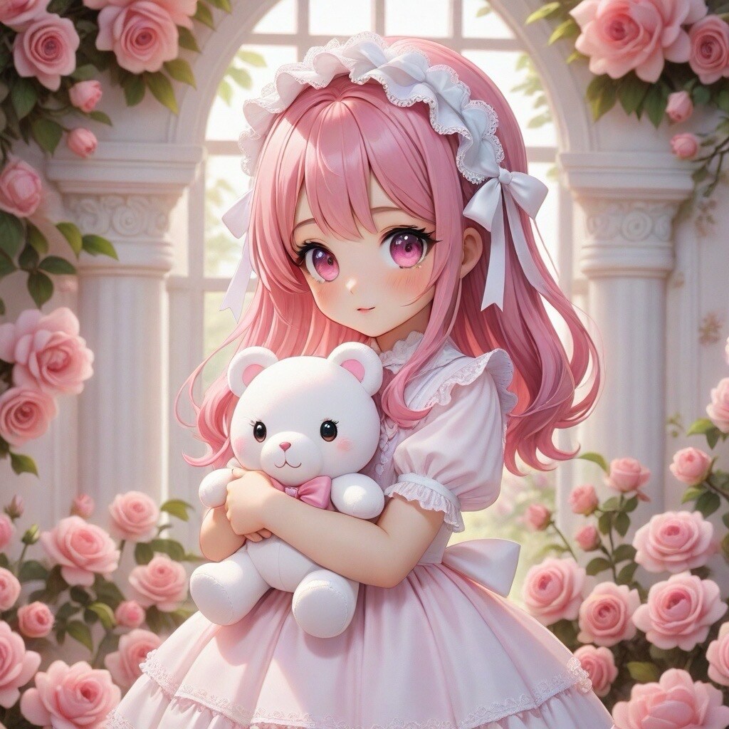 ロリータファッションの女の子