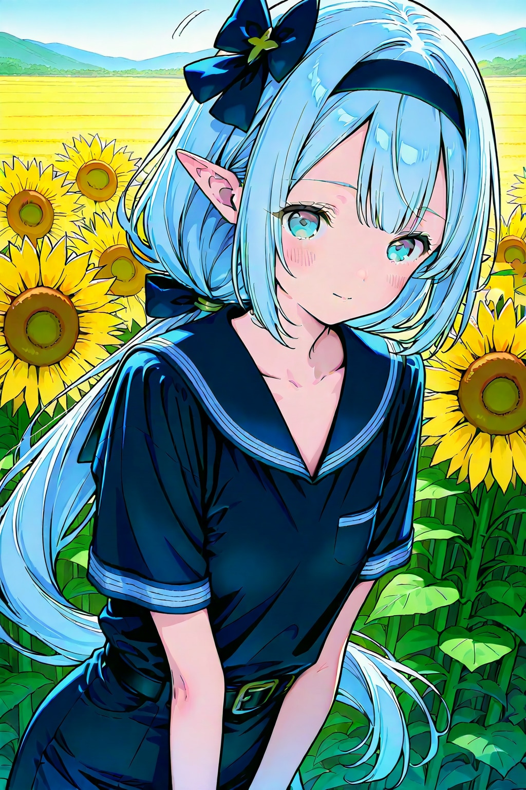 ひまわりの花畑