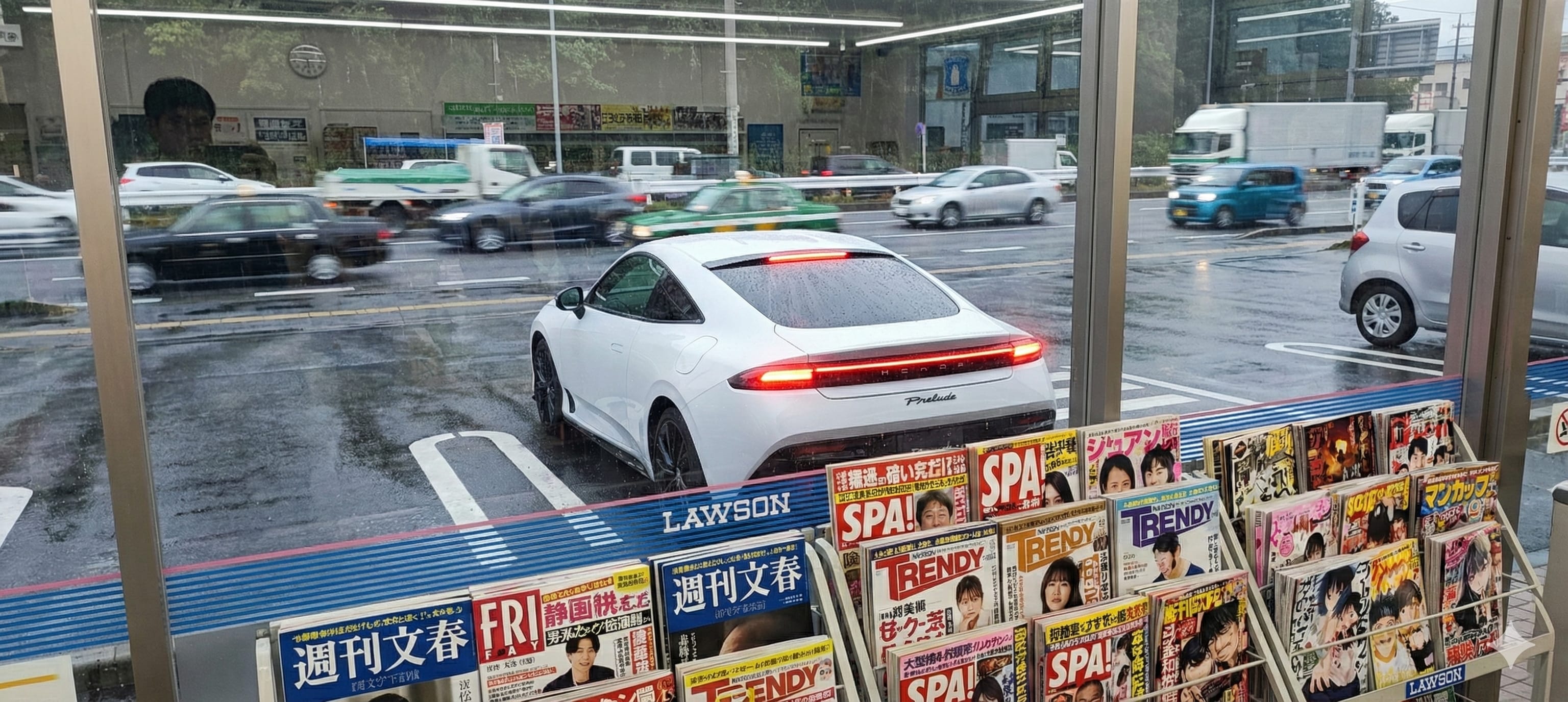 コンビニで見かけたプレリュード | の人気AIイラスト・グラビア