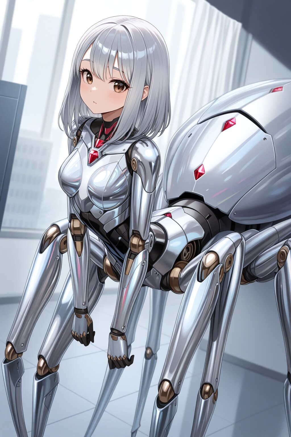 アラクネ型メカ子
