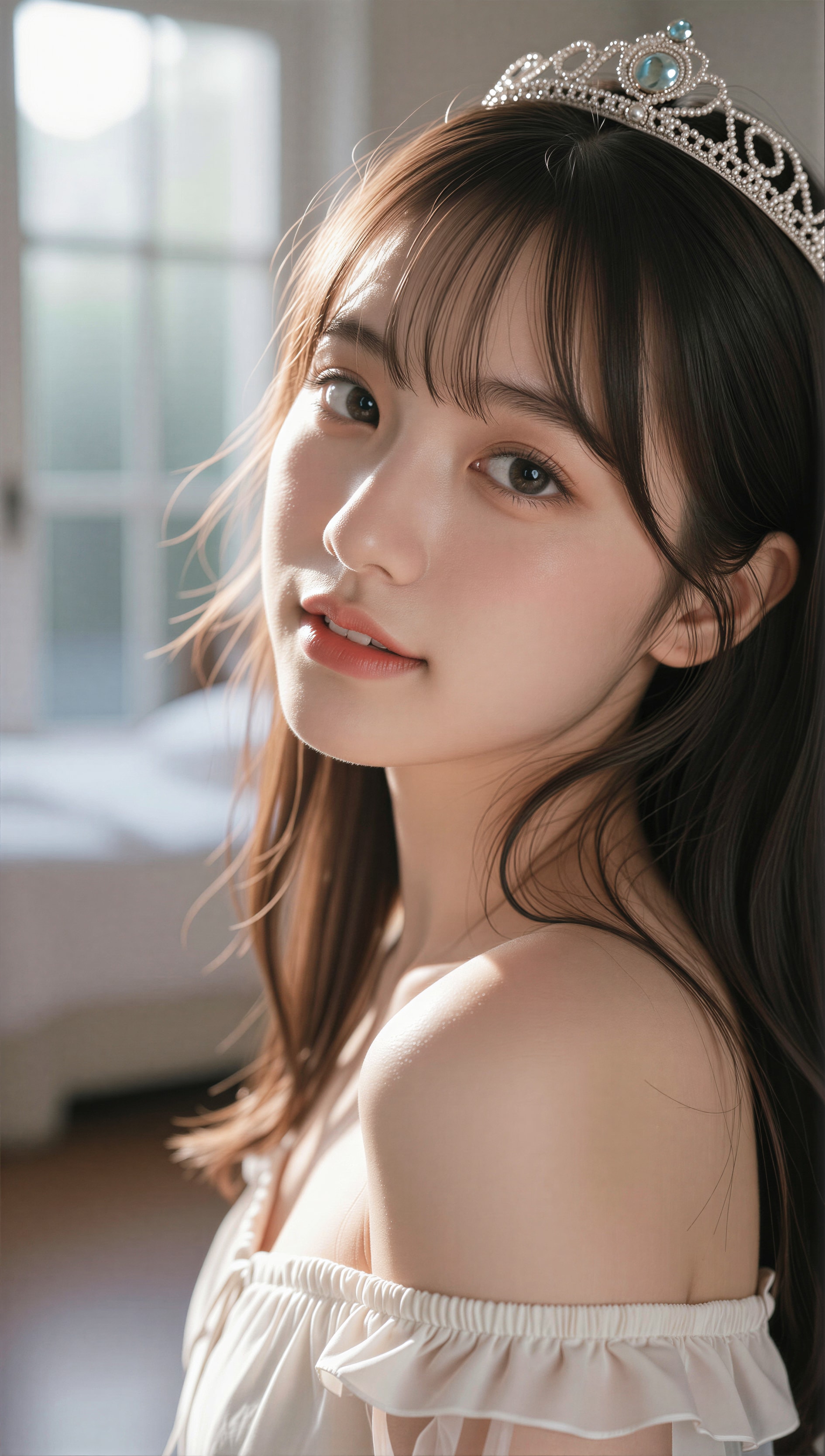 白いドレスのお姫様