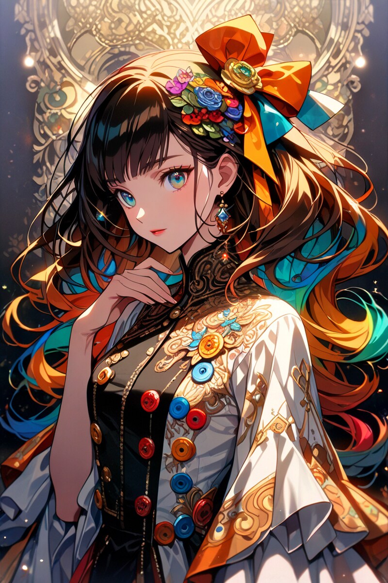 ボタンの彩華 | の人気AIイラスト・グラビア