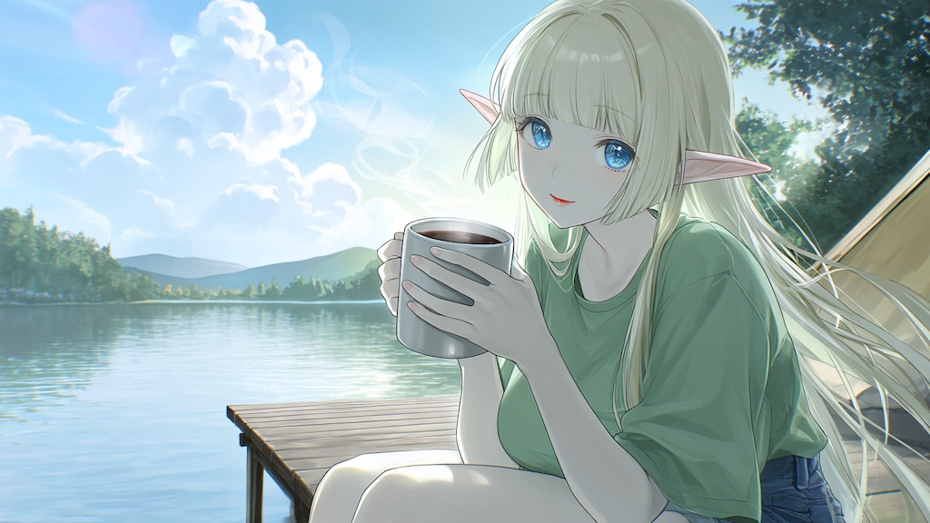 夏服エルフさん