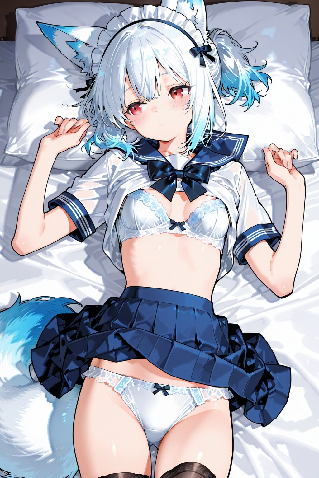 セーラー服の下
