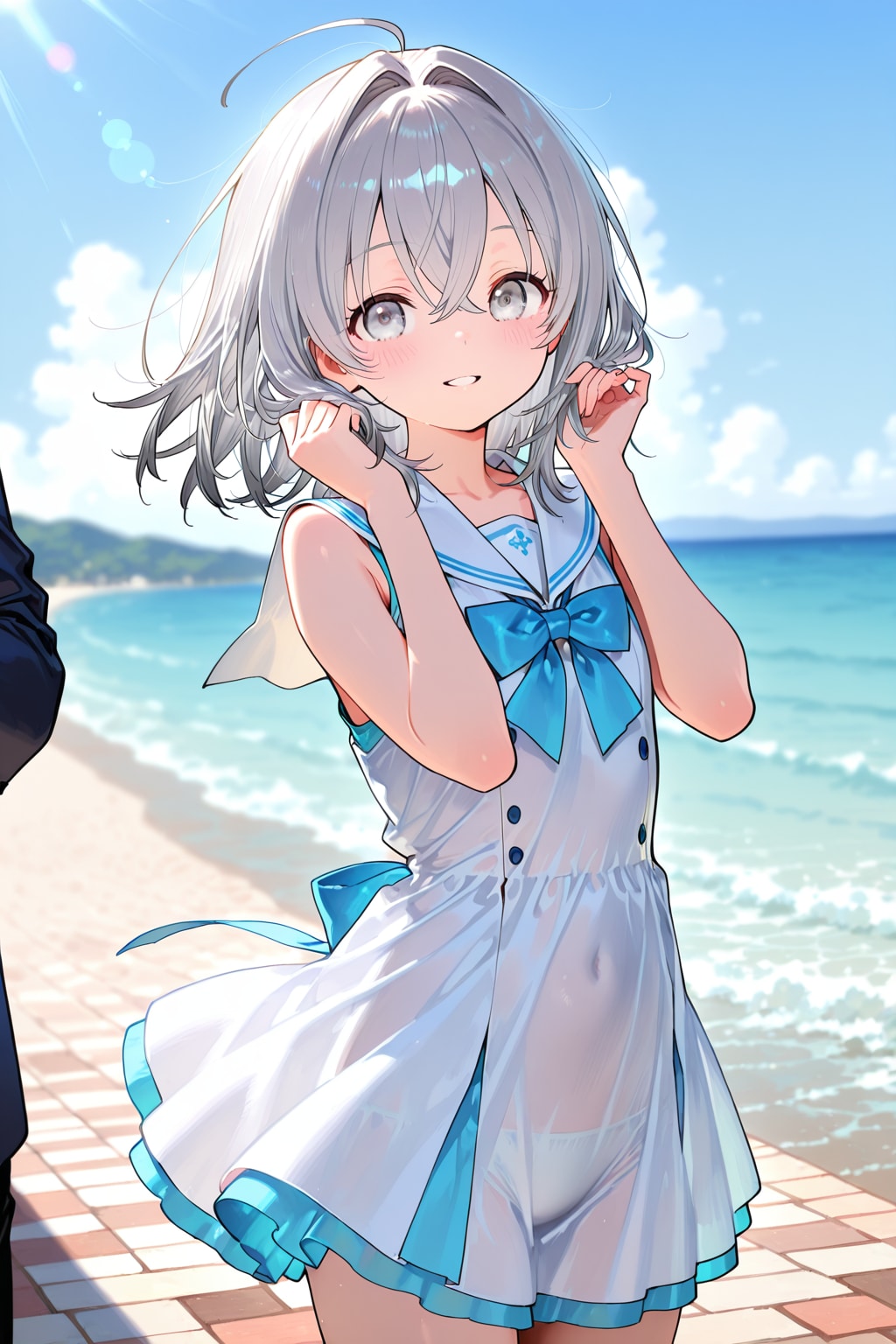 海沿いのお散歩