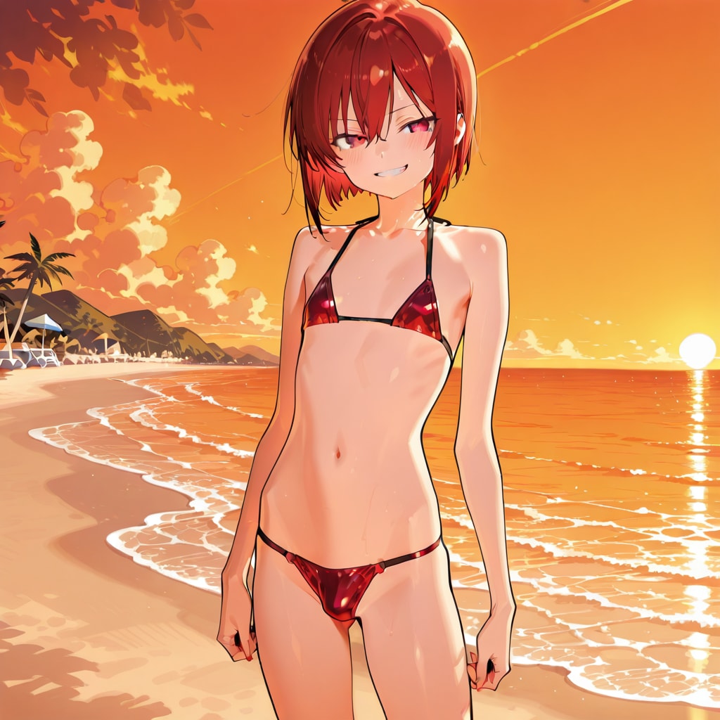 マイクロビキニの男の娘