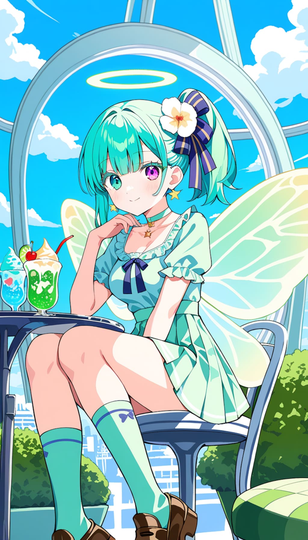 カラフルクリームソーダ