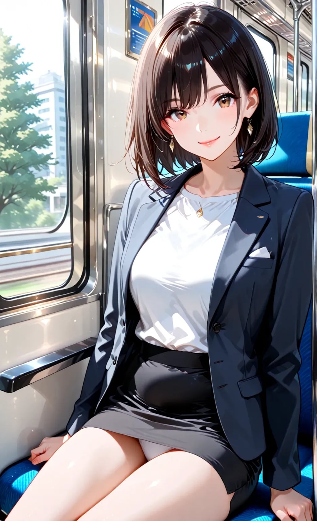 25300いいねで朝の爽やかな通勤電車パンチラを思い出す