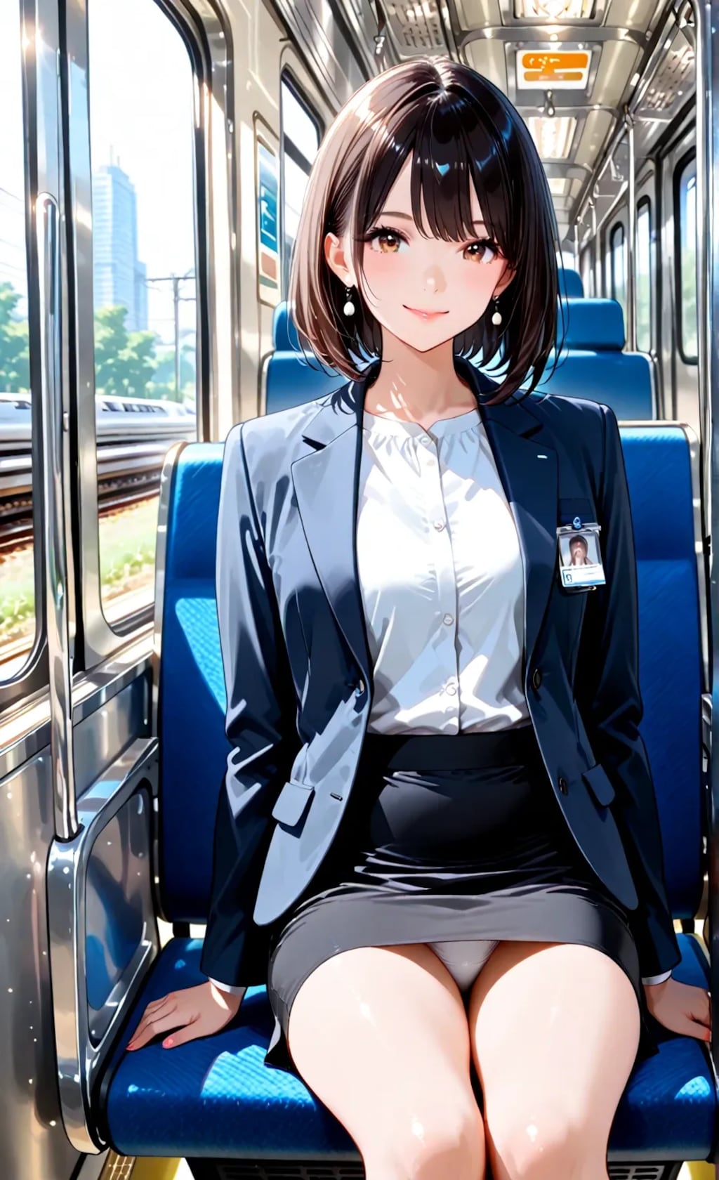 25300いいねで朝の爽やかな通勤電車パンチラを思い出す