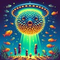 飛びそうなフグ型UFOとUFOみたいなフグ 9枚目