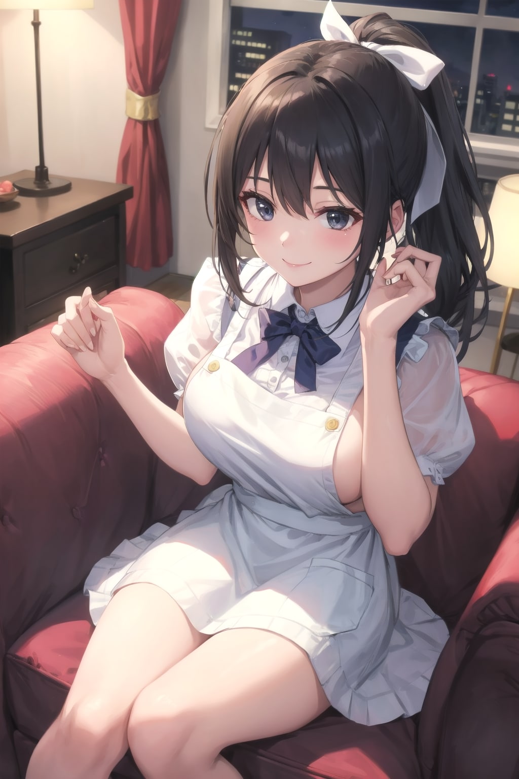 若奥様のエプロン姿