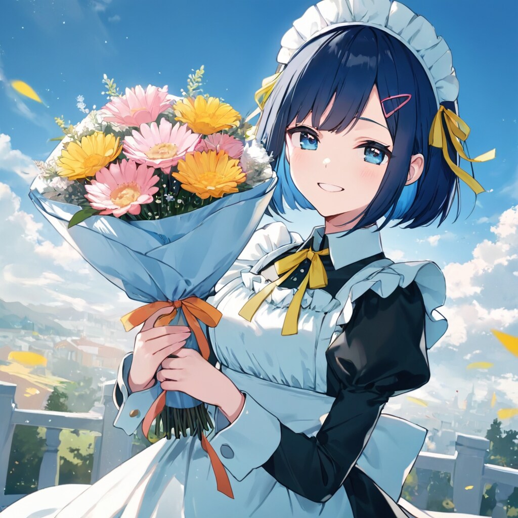 あいちゃんに花束送る五月かな　弾