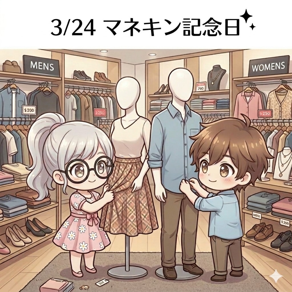 今日は「マネキン記念日」 | の人気AIイラスト・グラビア