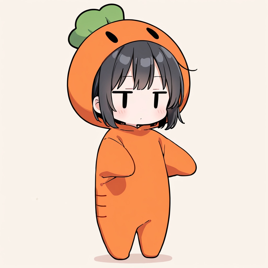 着ぐるみ着せ替え（ニンジン）