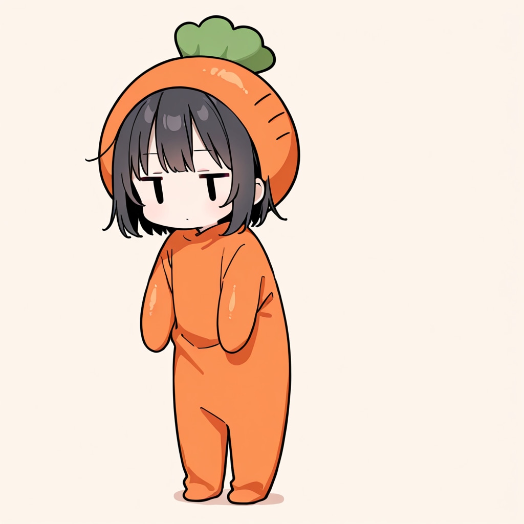 着ぐるみ着せ替え（ニンジン）