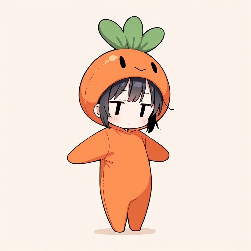 着ぐるみ着せ替え（ニンジン）