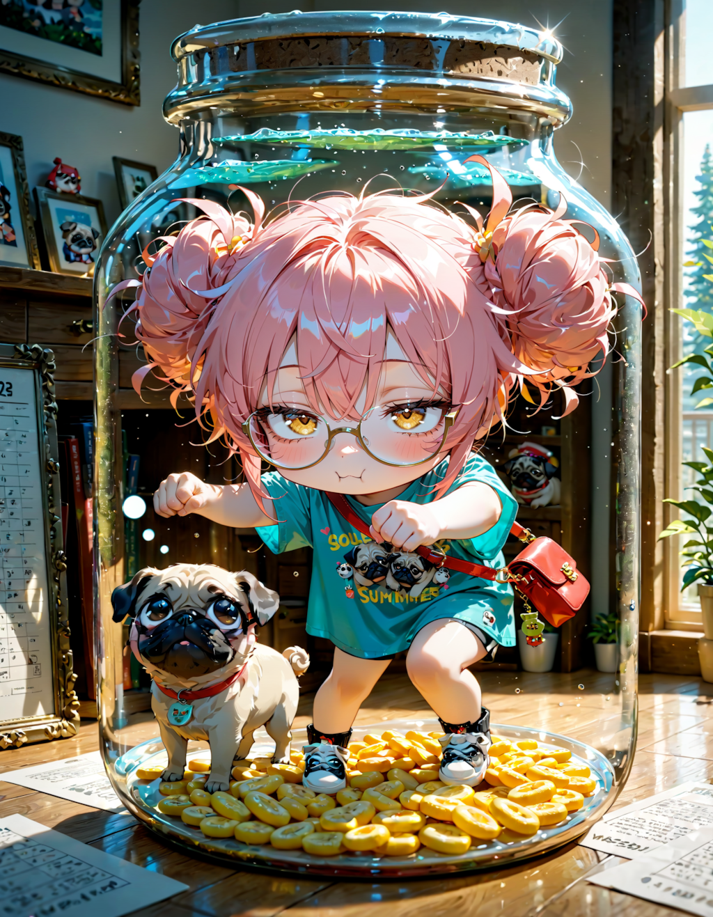 今日は何の日？　パグの日。かばんの日