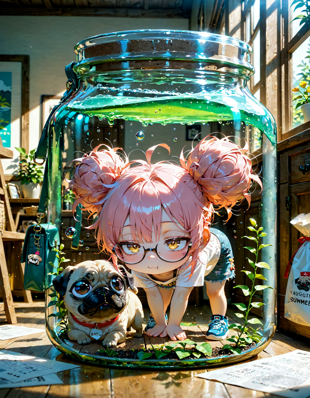 今日は何の日？　パグの日。かばんの日