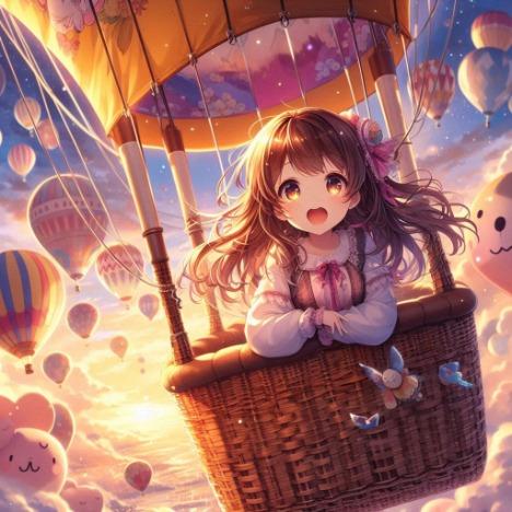 気球 | の人気AIイラスト・グラビア