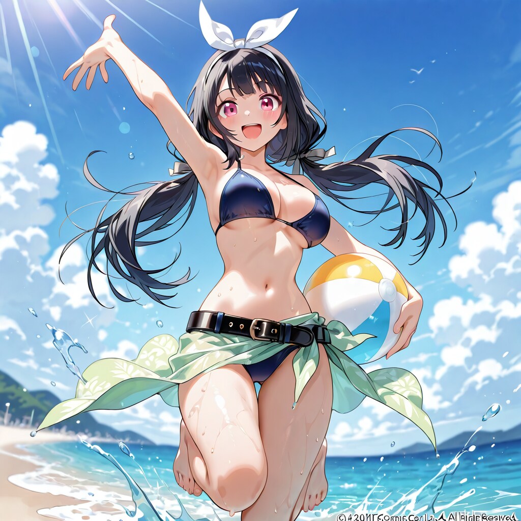 駆け寄る夏