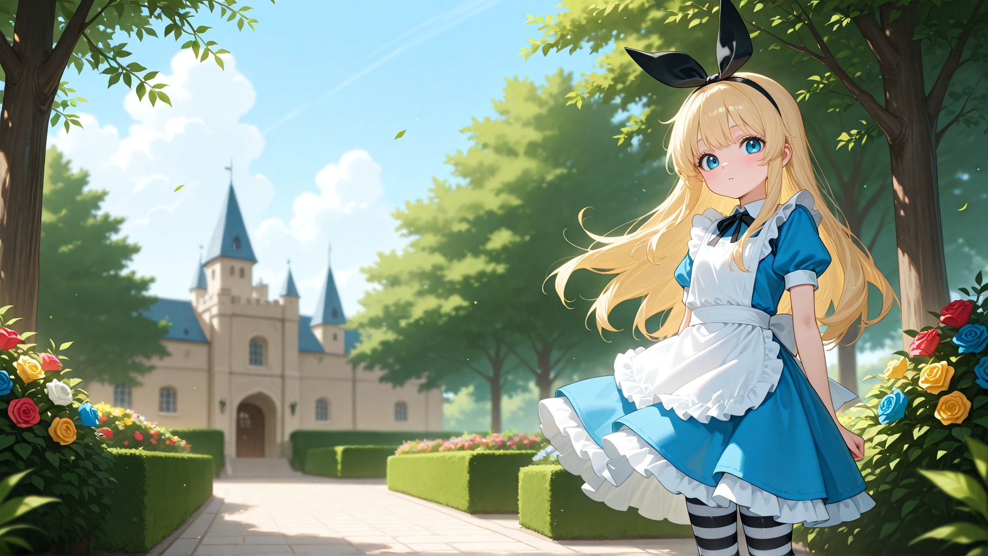 【壁紙】不思議の国のアリス—２ | の人気AIイラスト・グラビア