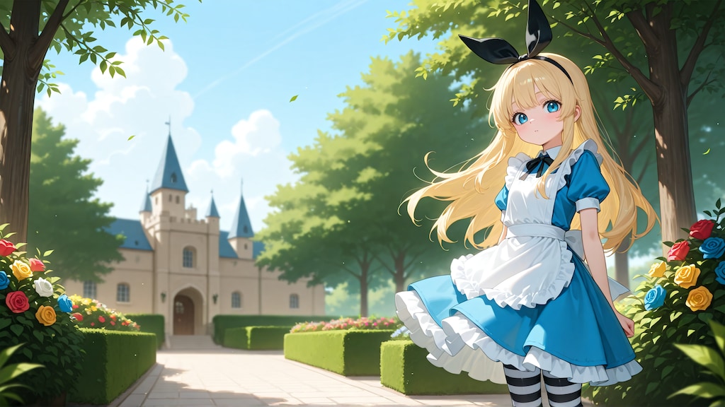 【壁紙】不思議の国のアリス—２