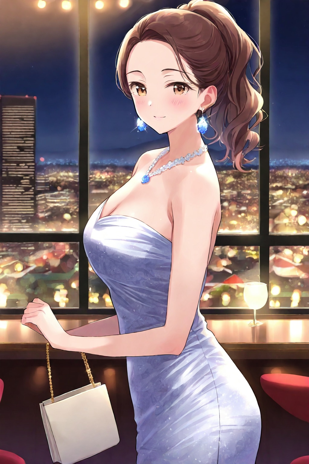 ニューイヤーパーティのおでこちゃん🍷✨