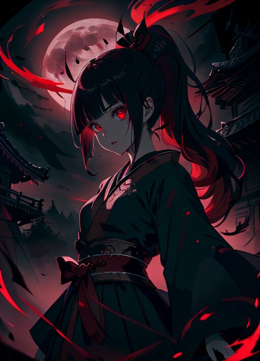 魅影紅月